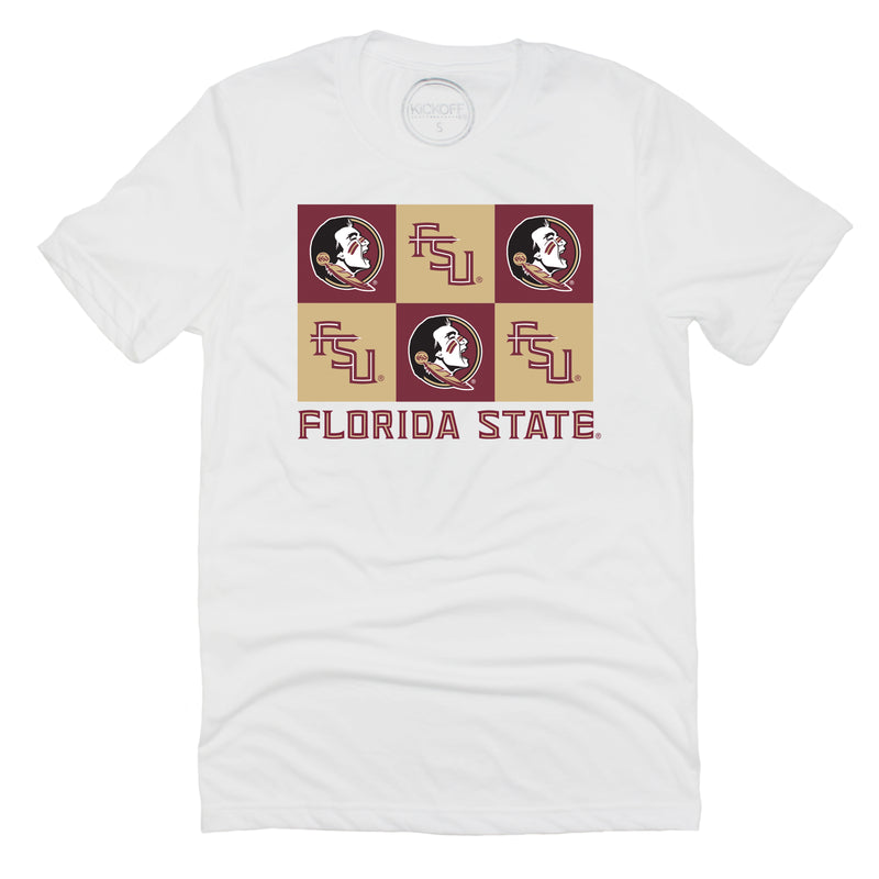 Capri Design Fsu Gridiron Tee- Florida State University – Capri Designs x Kickoff Couture