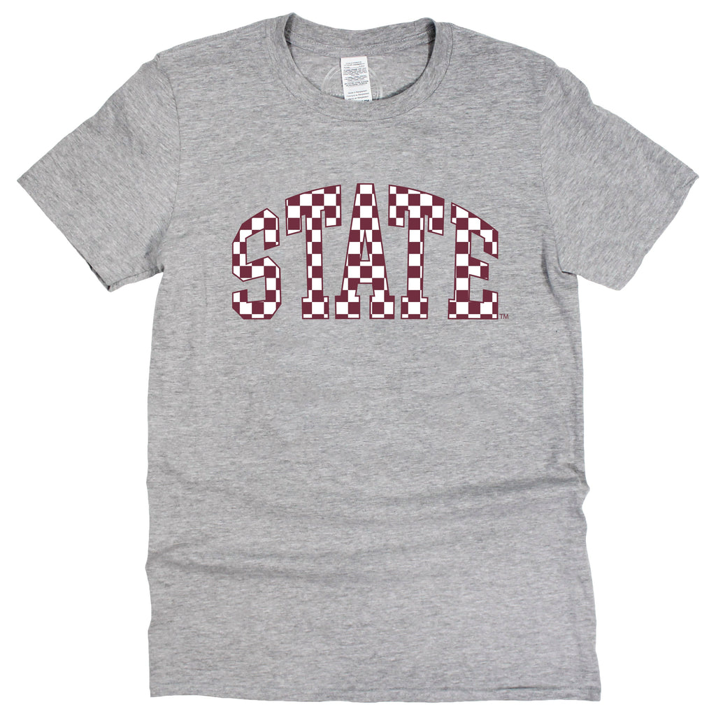 Press Box Short Sleeve T-shirt in Mississippi State University