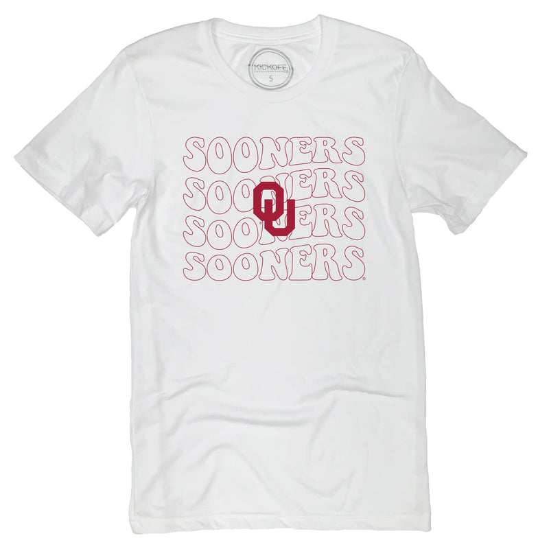 Groovy Gal Short Sleeve T-shirt in University of Oklahoma