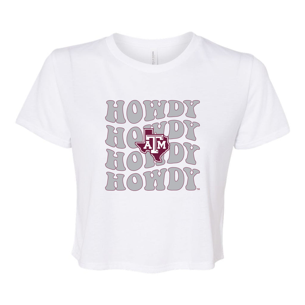 Groovy Gal Crop Short Sleeve T-shirt in Texas A&M University