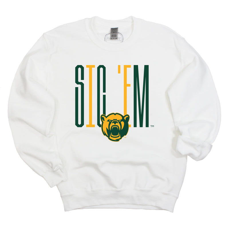 Goal Post Crewneck Fleece in Baylor University