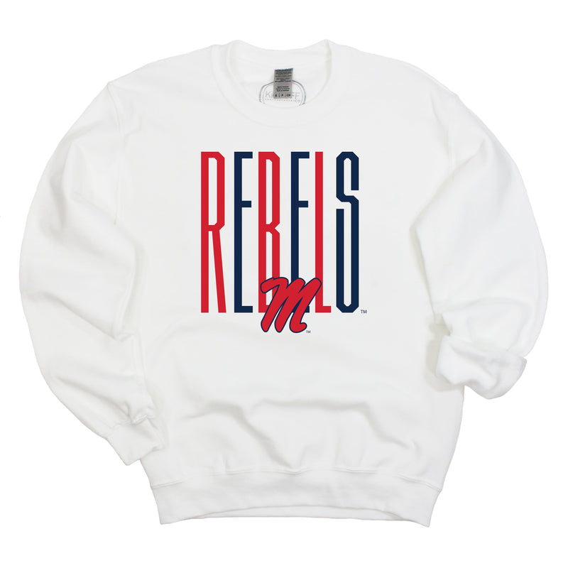 Goal Post Crewneck Fleece in University of Mississippi