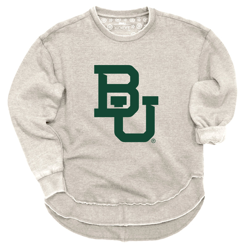 Endzone Poncho Fleece Crew in Baylor University