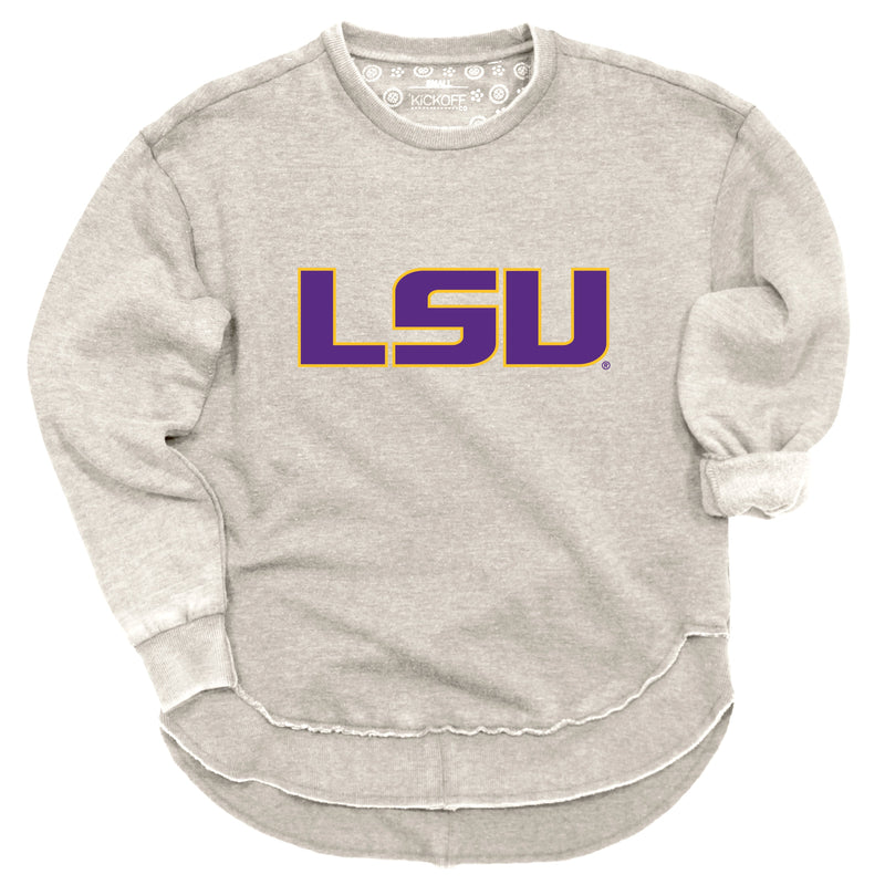 Endzone Poncho Fleece Crew in Louisiana State University