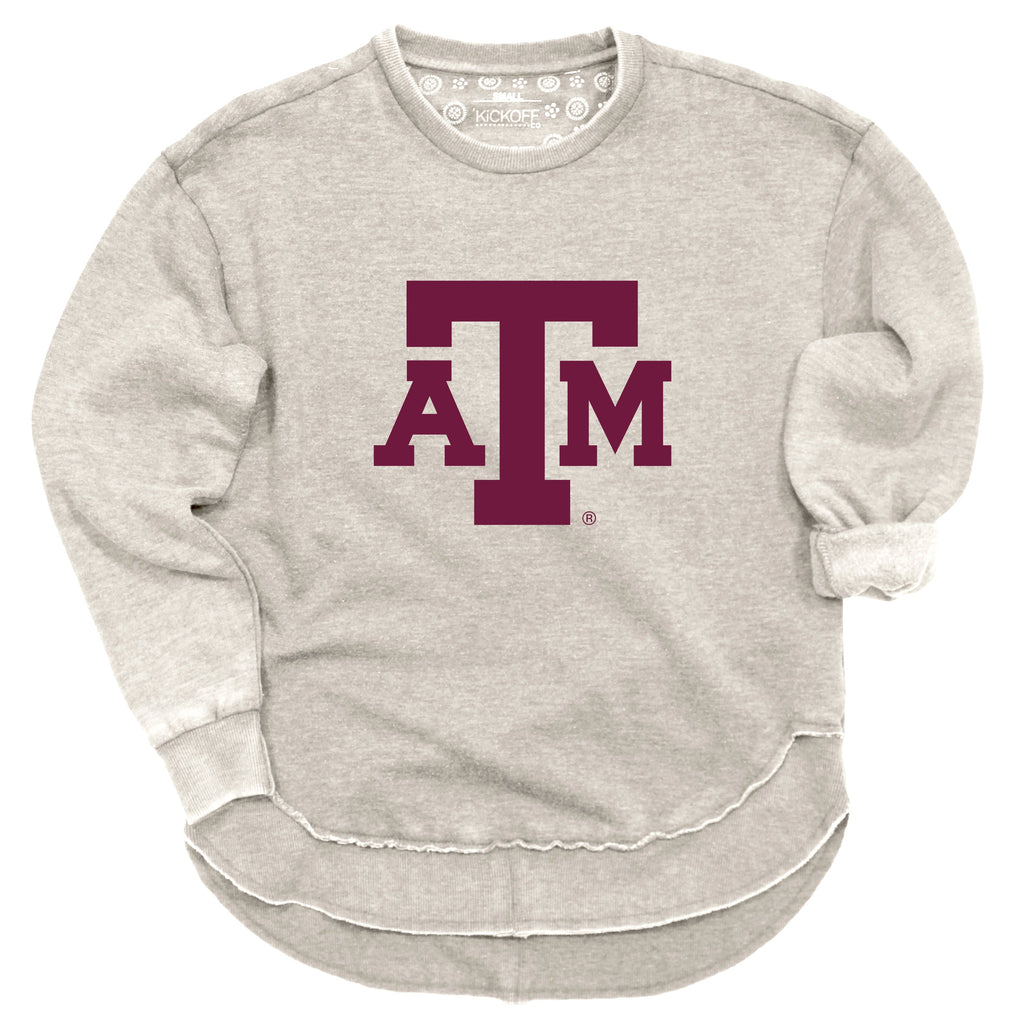 Endzone Poncho Fleece Crew in Texas A&M University