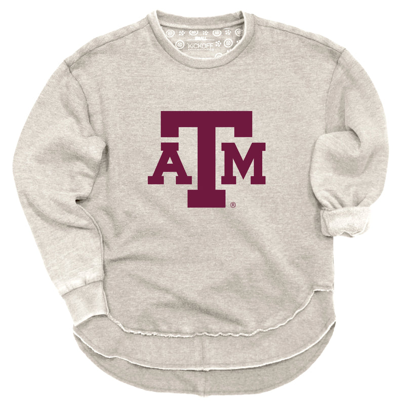 Endzone Poncho Fleece Crew in Texas A&M University