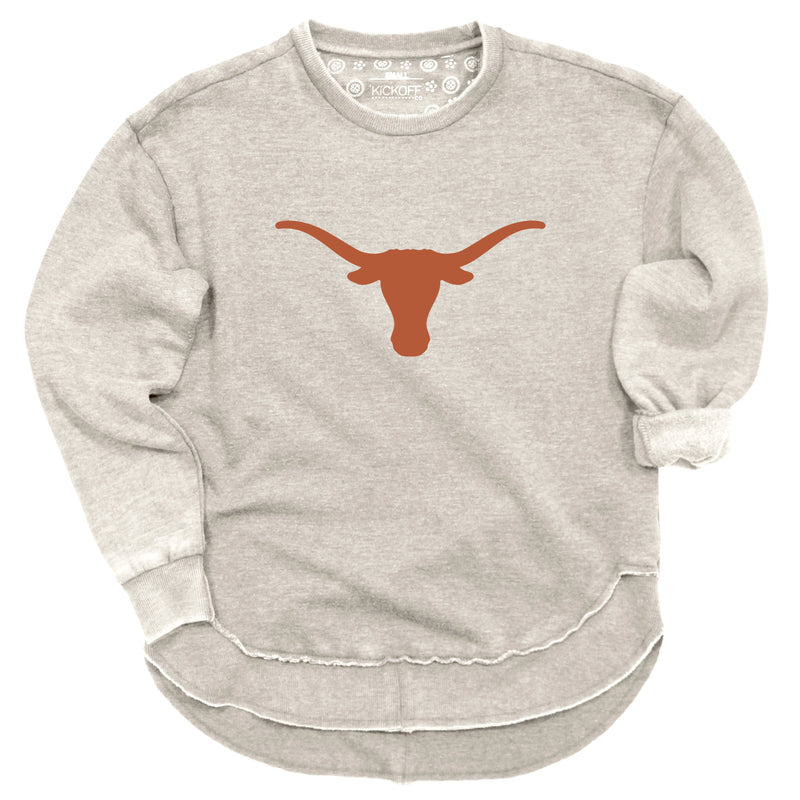 Endzone Poncho Fleece Crew in University of Texas