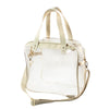 Carryall Tote - Tan and Clear