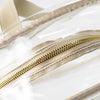 Carryall Tote - Tan and Clear