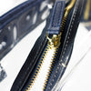 Carryall Tote - Navy and Clear