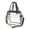 Carryall Tote - Black and Clear