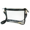 Large Crossbody - Black and Clear