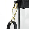 Large Crossbody - Black and Clear