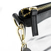 Large Crossbody - Black and Clear