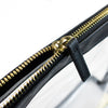 Large Crossbody - Black and Clear