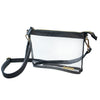 Small Crossbody - Black and Clear