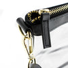 Small Crossbody - Black and Clear