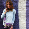 Small Crossbody - Purple and Clear