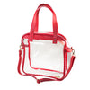 Carryall Tote - Red and Clear