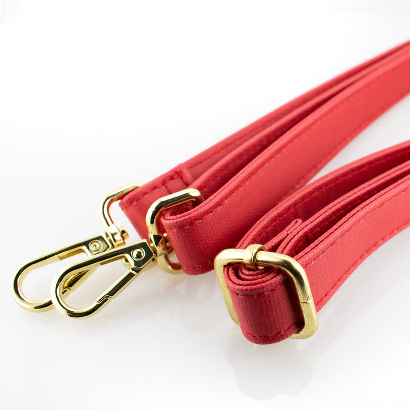 Large Crossbody - Red and Clear