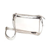 Small Crossbody - Silver and Clear