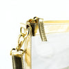 Large Crossbody - Gold and Clear
