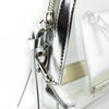 Half Moon Crossbody - Silver and Clear