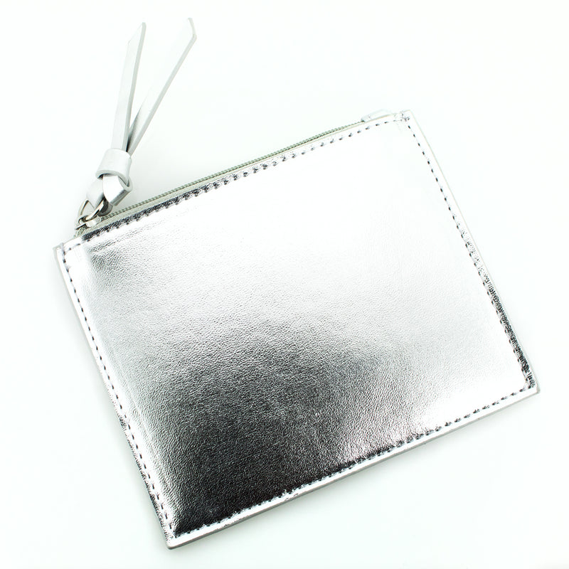 Half Moon Crossbody - Silver and Clear