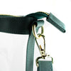 Large Crossbody - Green and Clear