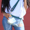 Small Crossbody - Green and Clear