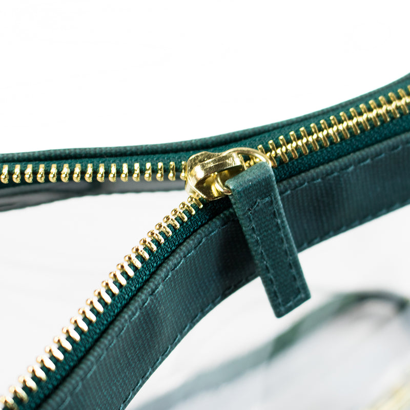 Small Crossbody - Green and Clear