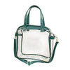 Carryall Tote - Green and Clear