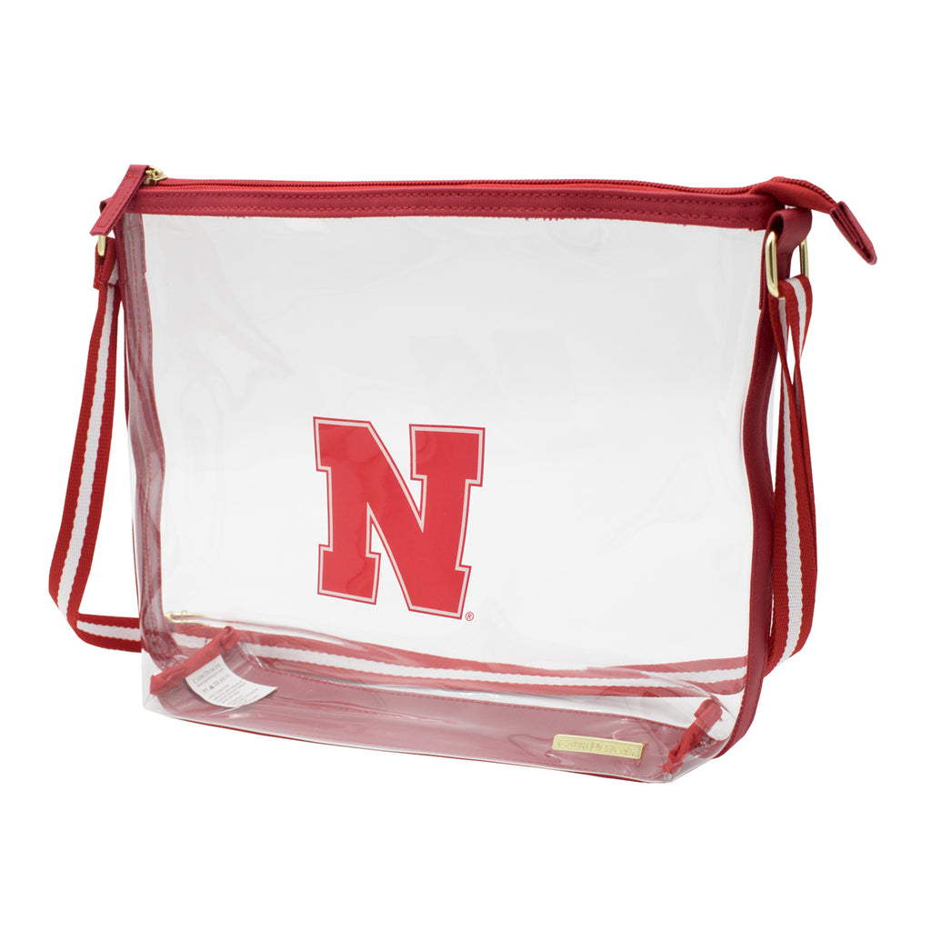 University Of Nebraska - Beaded Purse Strap – Clear Stadium Bags by Capri  Designs