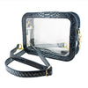Camera Crossbody - Clear Bag with Midnight Accents