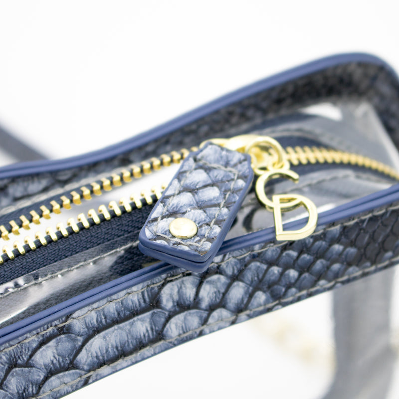 Camera Crossbody - Clear Bag with Midnight Accents