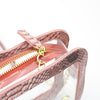 Camera Crossbody - Clear Bag with Mauvewood Accents