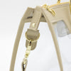 Classic Ring Tote - Clear Bag with Tan and Gold Accents