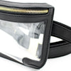 Belt Bag - Clear Bag with Black and Gold Accents