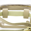 Belt Bag - Clear Bag with Tan and Gold Accents