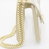 Convertible Crossbody - Clear Bag with Tan and Gold Accents