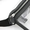 Belt Bag - Clear Bag with Cool Gray and Silver Accents