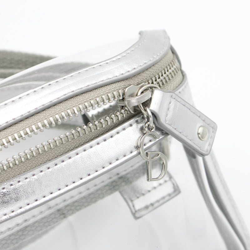 Belt Bag - Clear Bag with Silver Accents