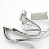 Belt Bag - Clear Bag with Silver Accents