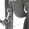 Cell Phone Crossbody - Clear Bag with Cool Gray and Silver Accents
