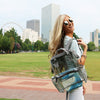 Hinge Top Clear Backpack - Gray