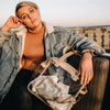 Carryall Tote - Tan and Clear