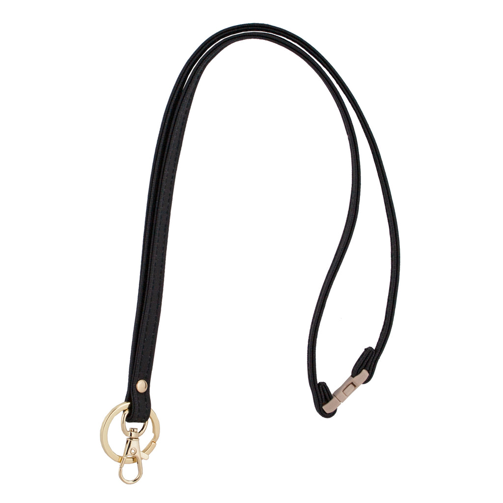 Mix & Match Lanyard - Black with Gold Accents