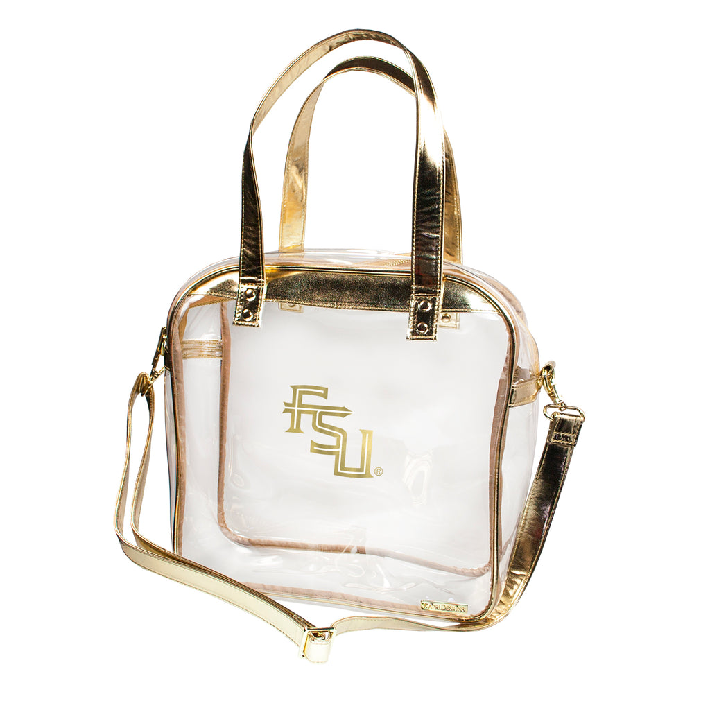 FSU Clear Gameday Crossbody Bag - Gold