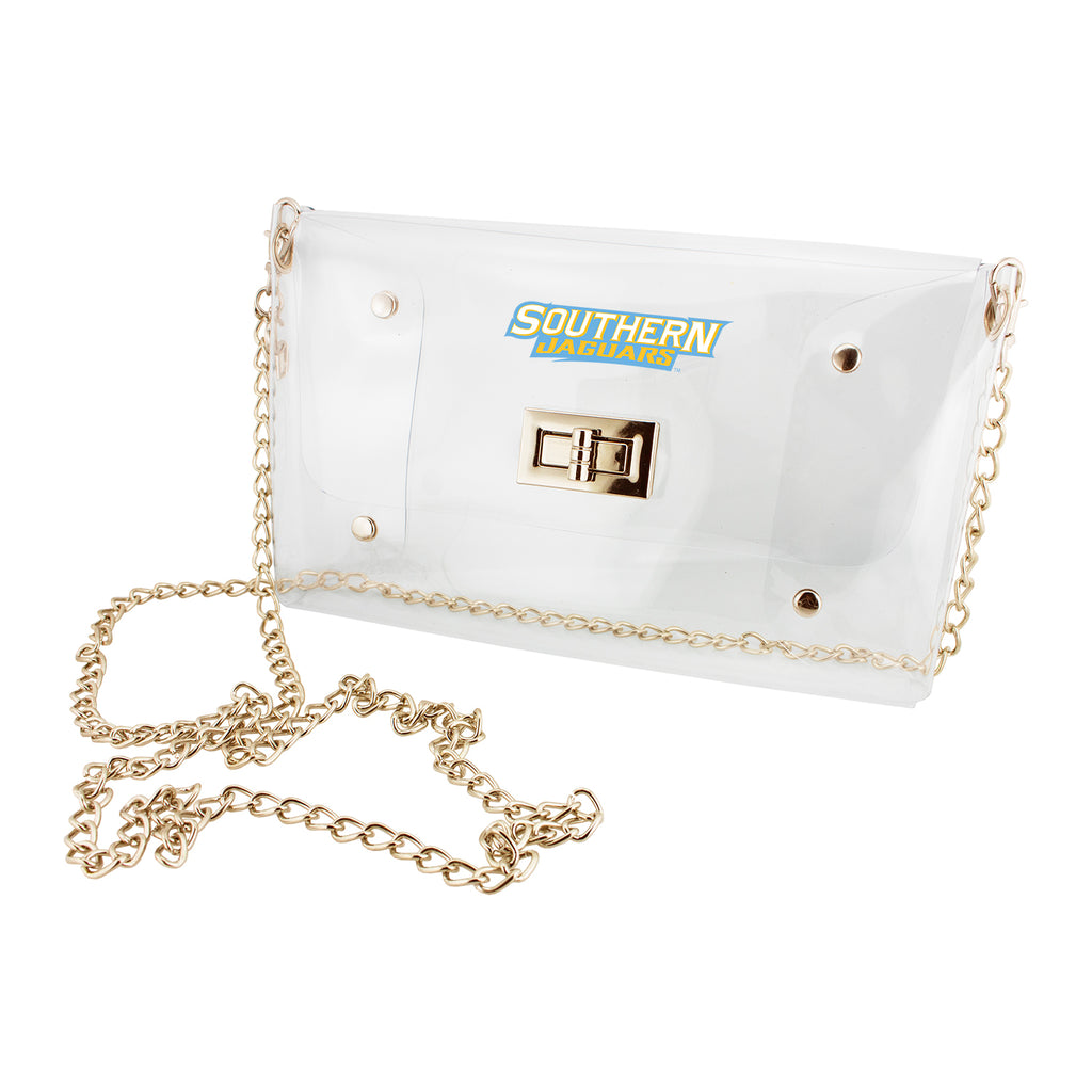 GAMEDAY CROSSBODY CLEAR BAG - Gold – Southern Exchange Company