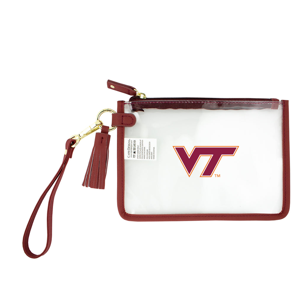 Virginia Tech Clear Carryall Tote Bag